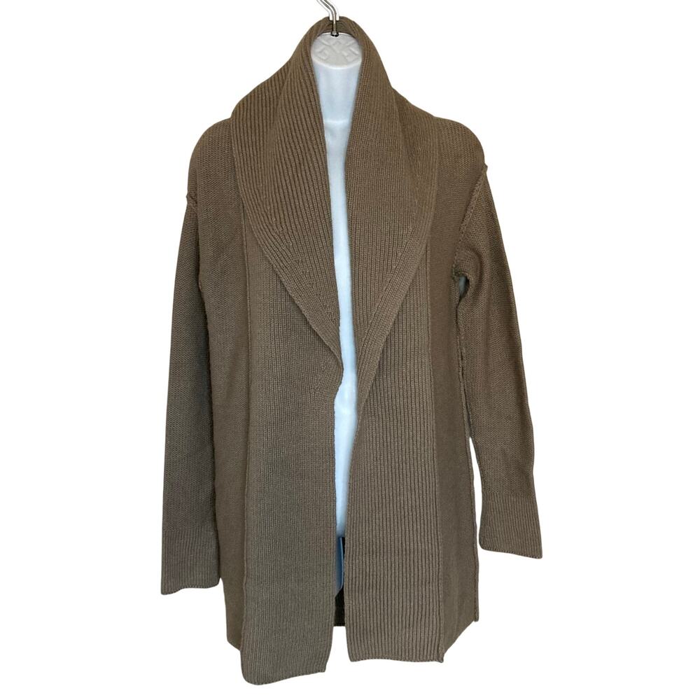 NWT Vince Collared Open Front Sweater Cardigan Alpaca Cashmere Wool Size Small